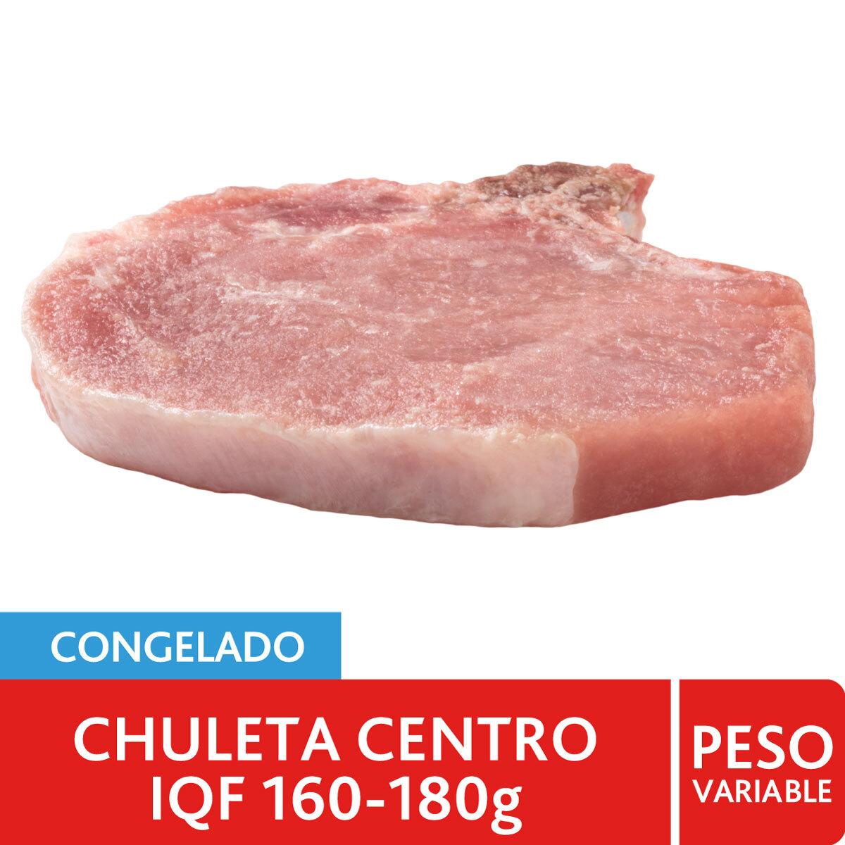 Chuleta Centro de Cerdo IQF de 160-180 grs.