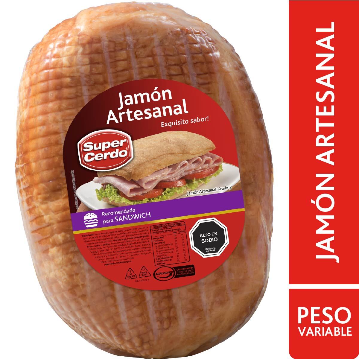 Jamón Artesanal de Cerdo