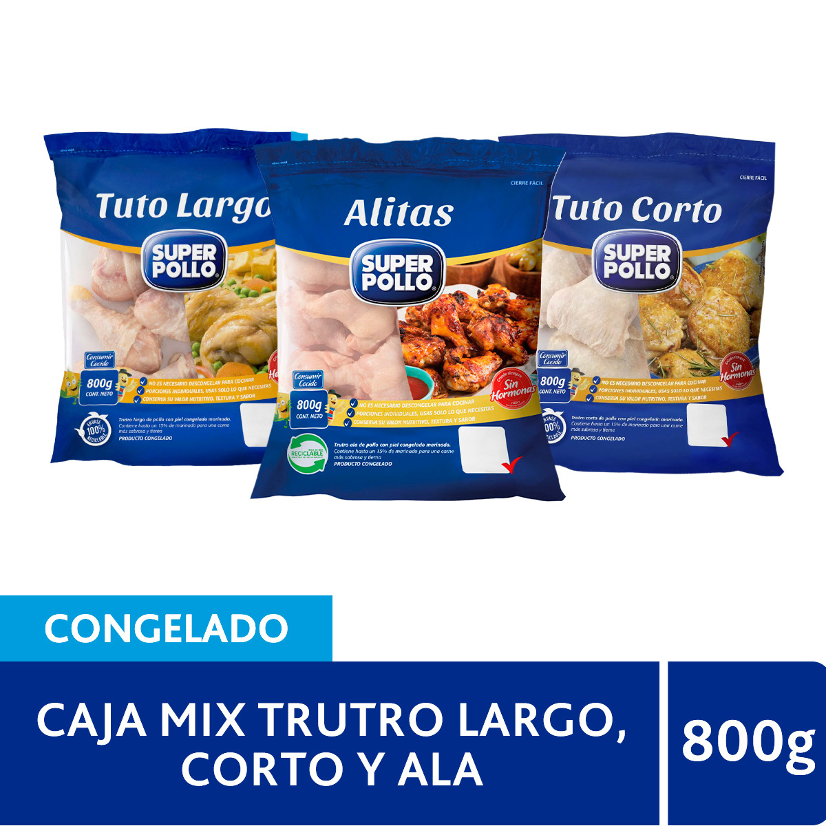 Caja Mix Trutro Largo, Corto y Ala