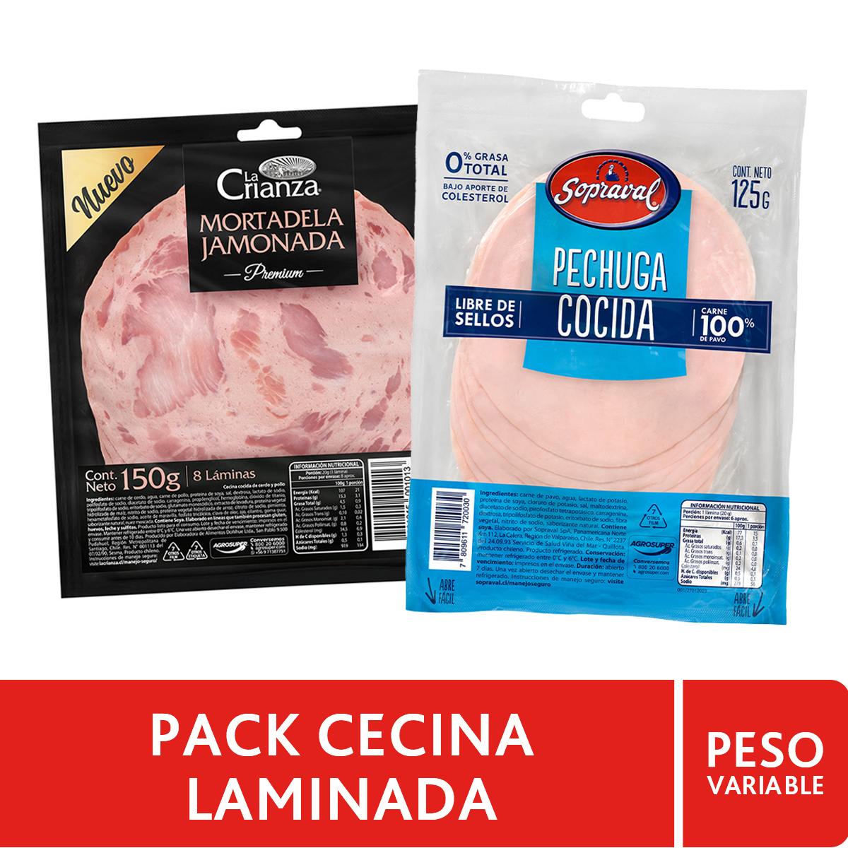 Pack Cecinero Laminado 16