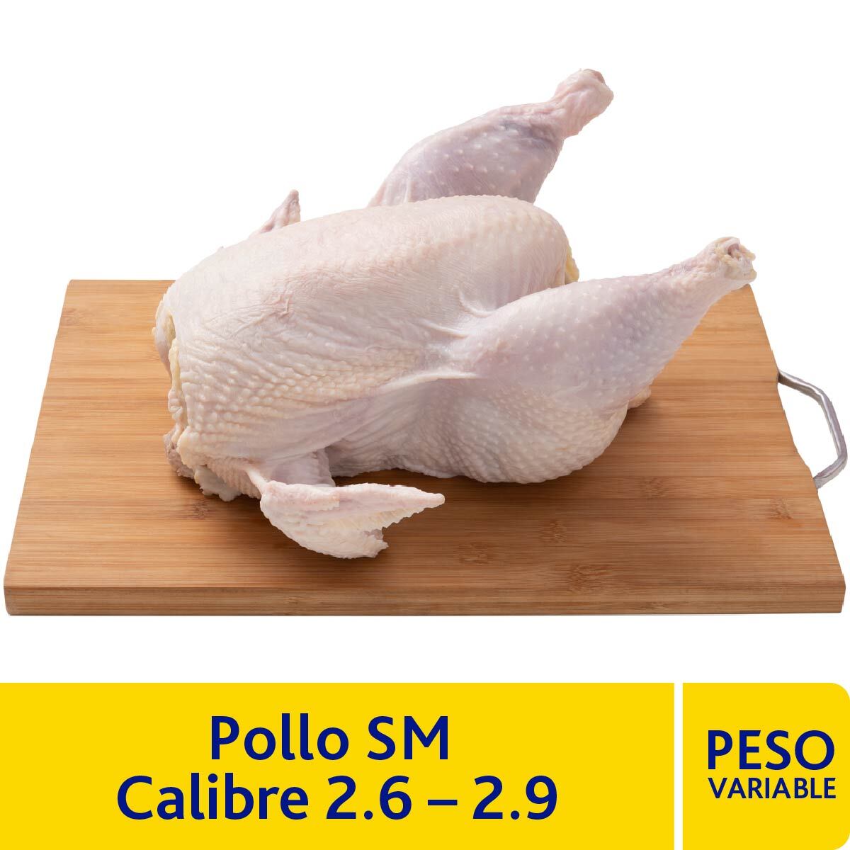 Pollo SM Calibre 2.6-2.9 kg.