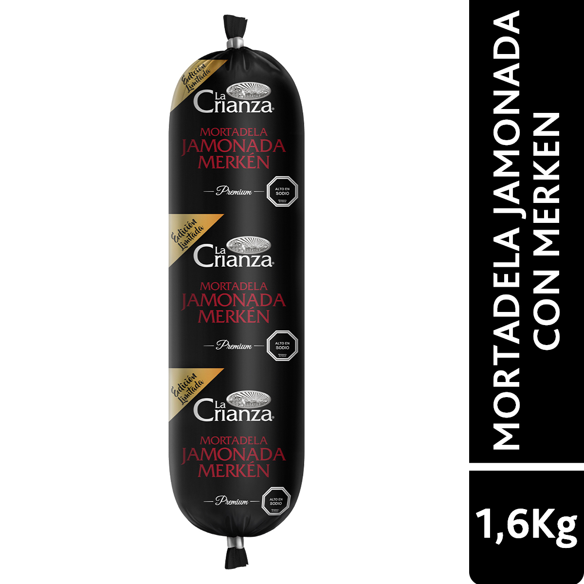 Mortadela jamonada con merken