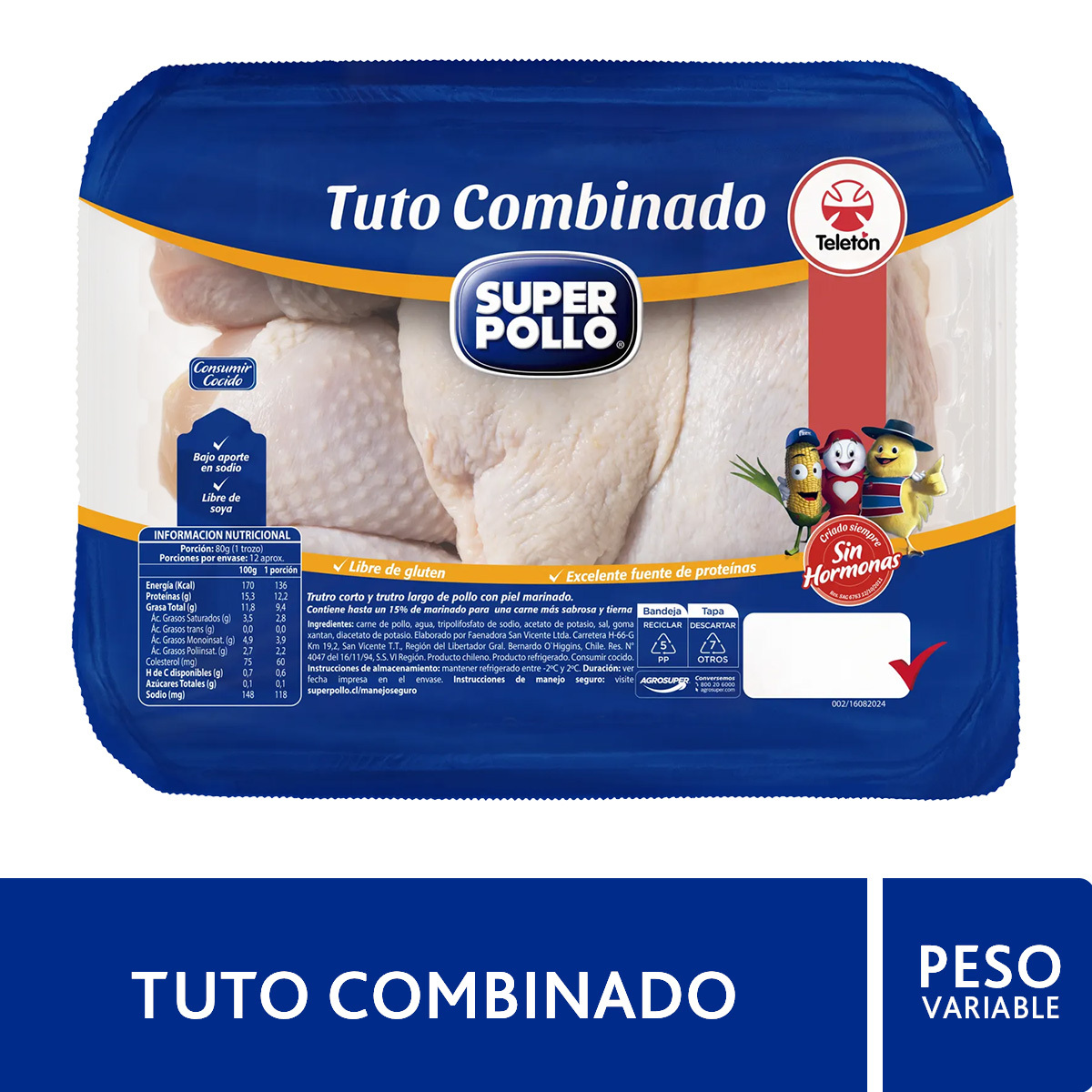 Trutro Combinado de Pollo