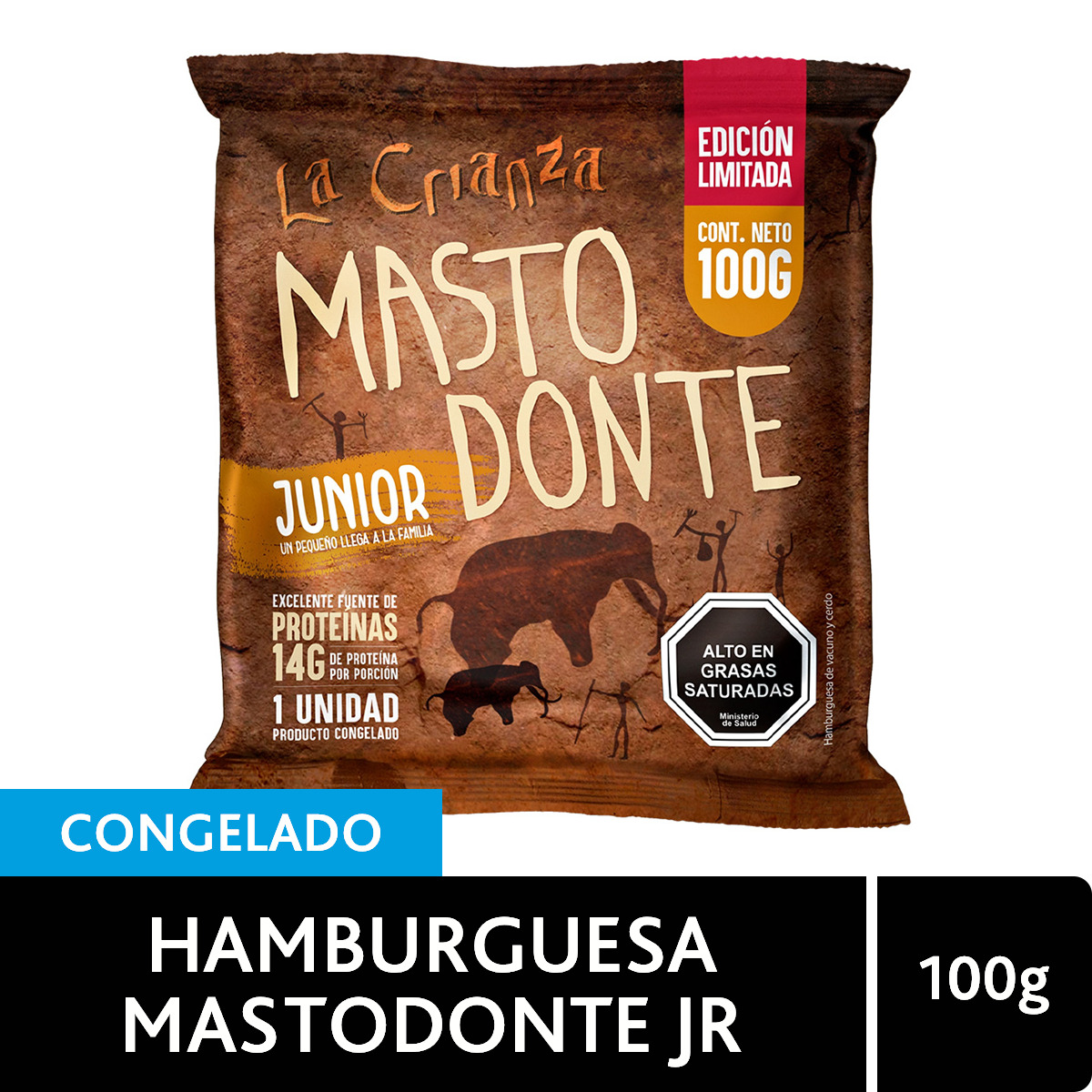 Hamburguesa Mastodonte Junior