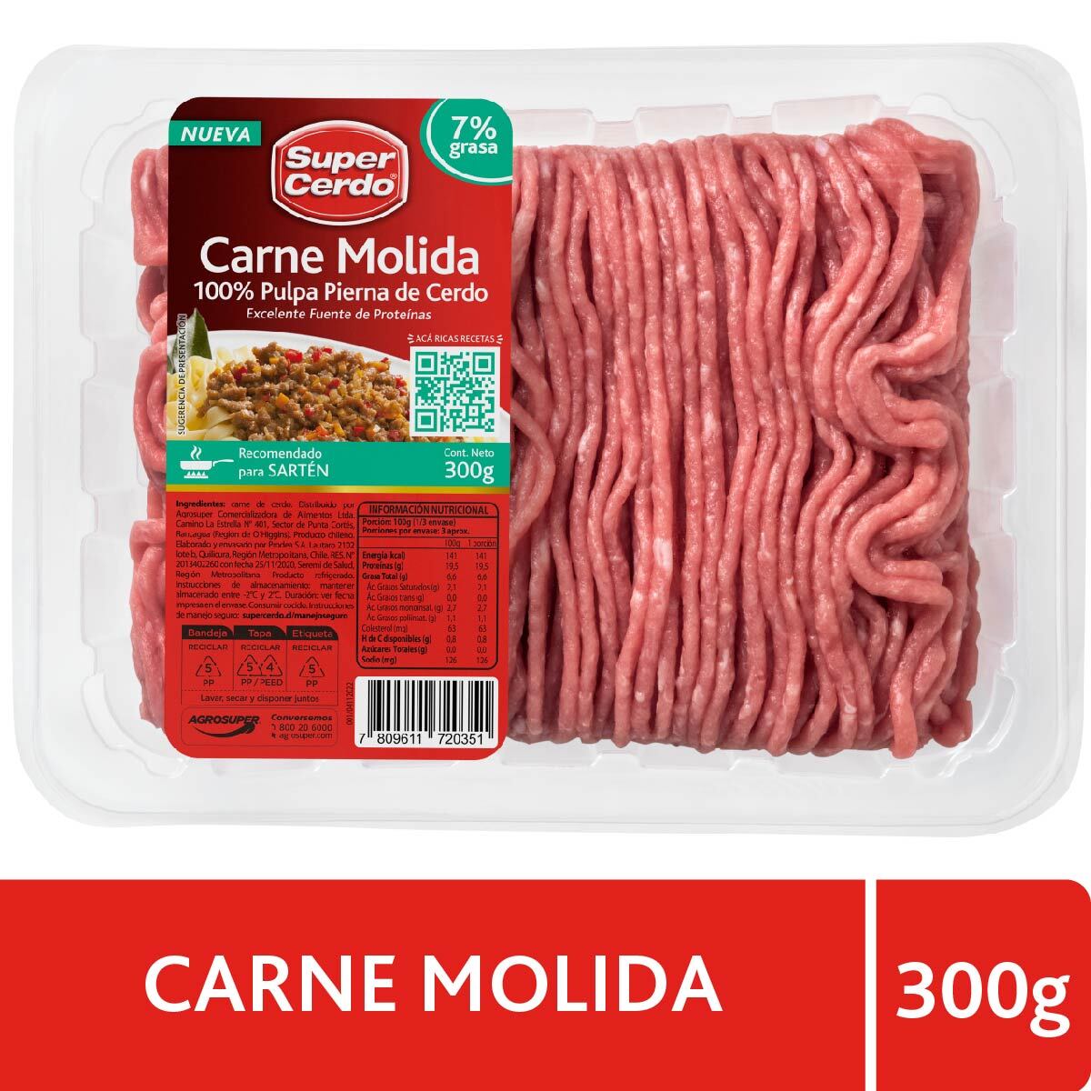 Carne Molida de Cerdo | Molida y Picadas | Cerdo | General | Agrosuper ...