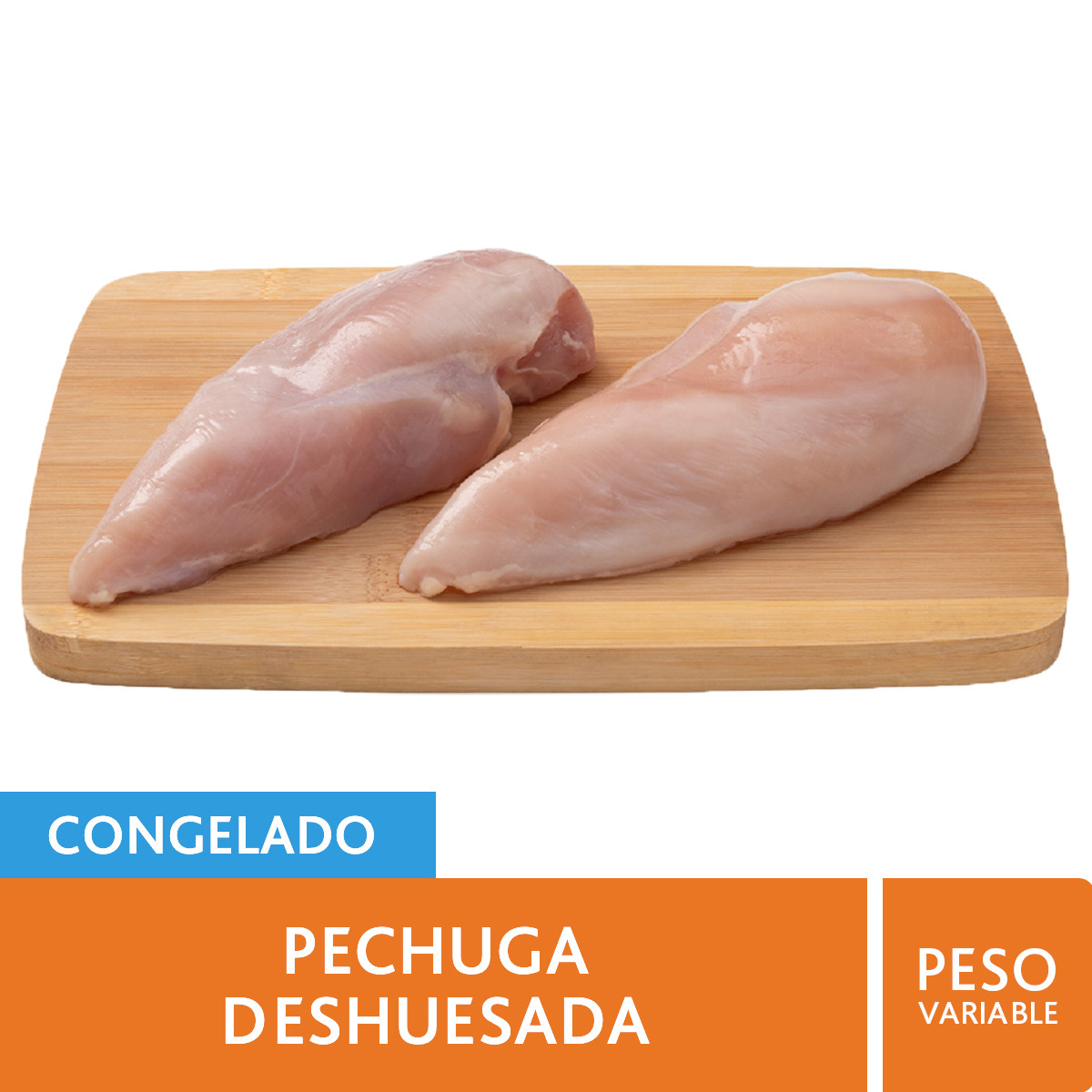 Media Pechuga de Pollo Deshuesada IQF
