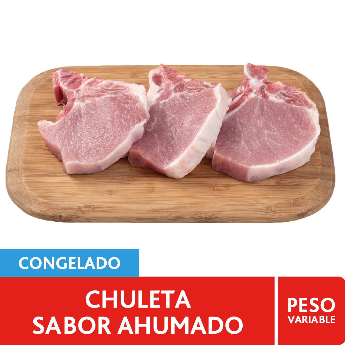 Chuleta Centro Porcionada sabor Ahumada
