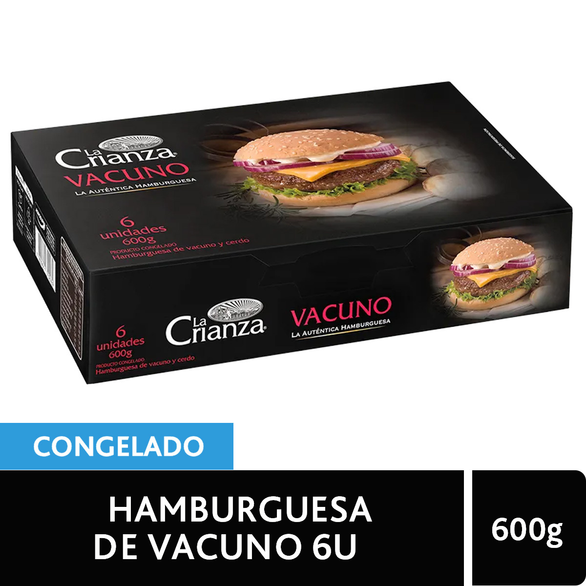 Hamburguesa de Vacuno de 100 grs.